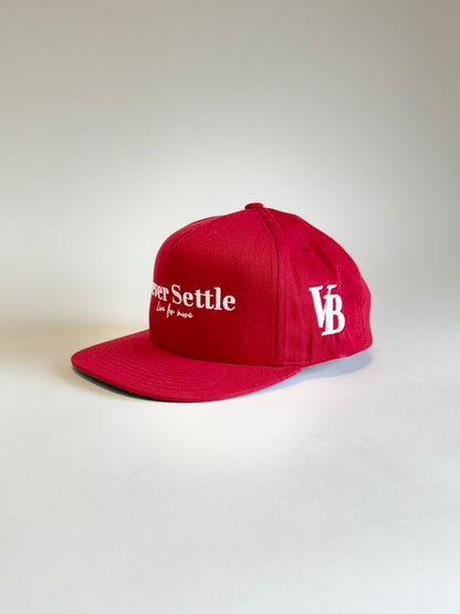 Never Settle - Five Panel SnapBack