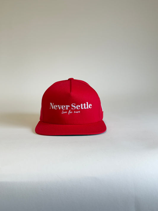 Never Settle - Five Panel SnapBack