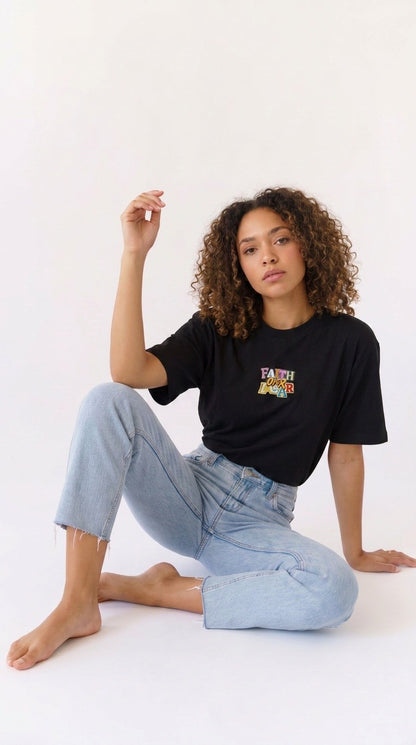 Faith Over Fear Tee (Black)