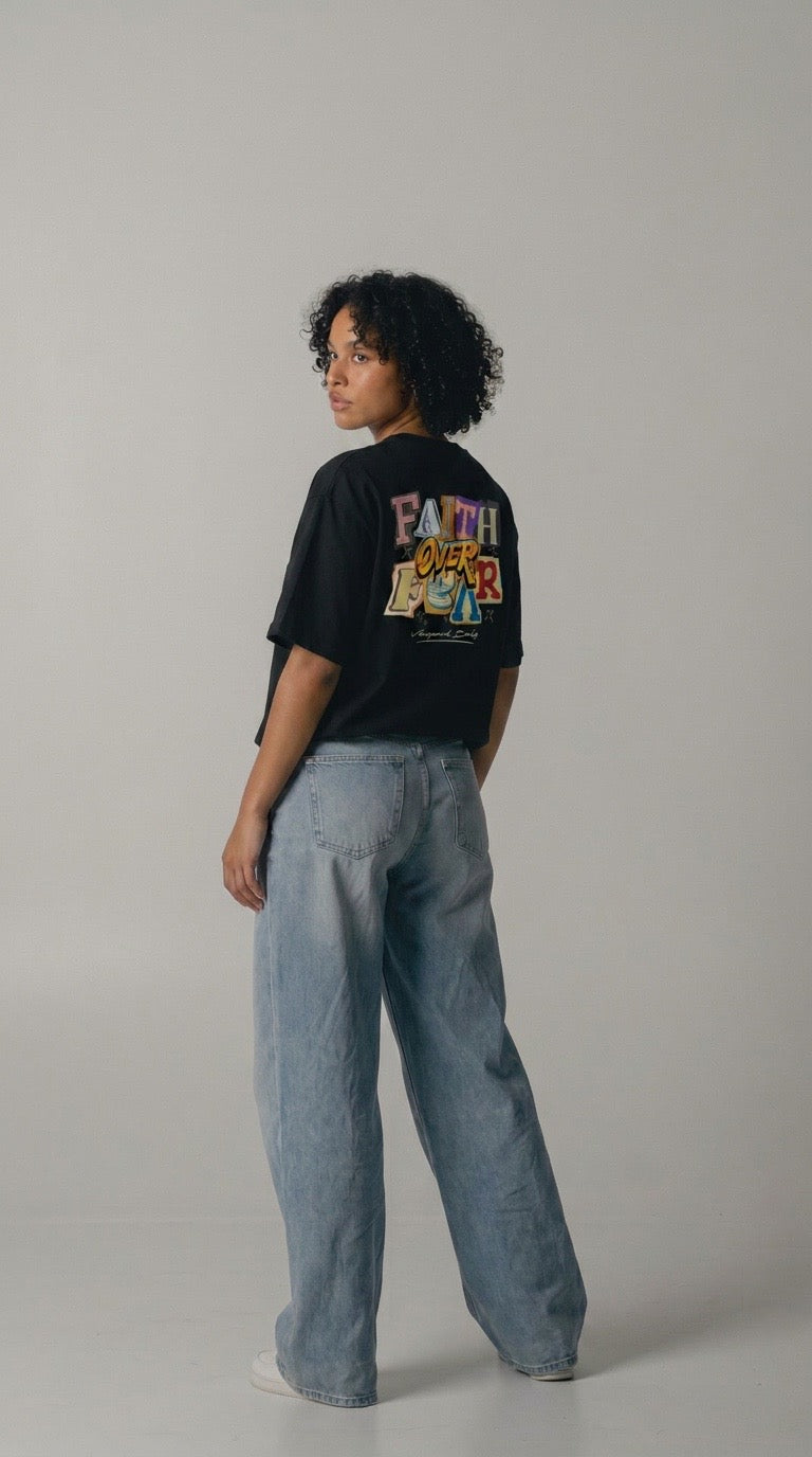 Faith Over Fear Tee (Black)