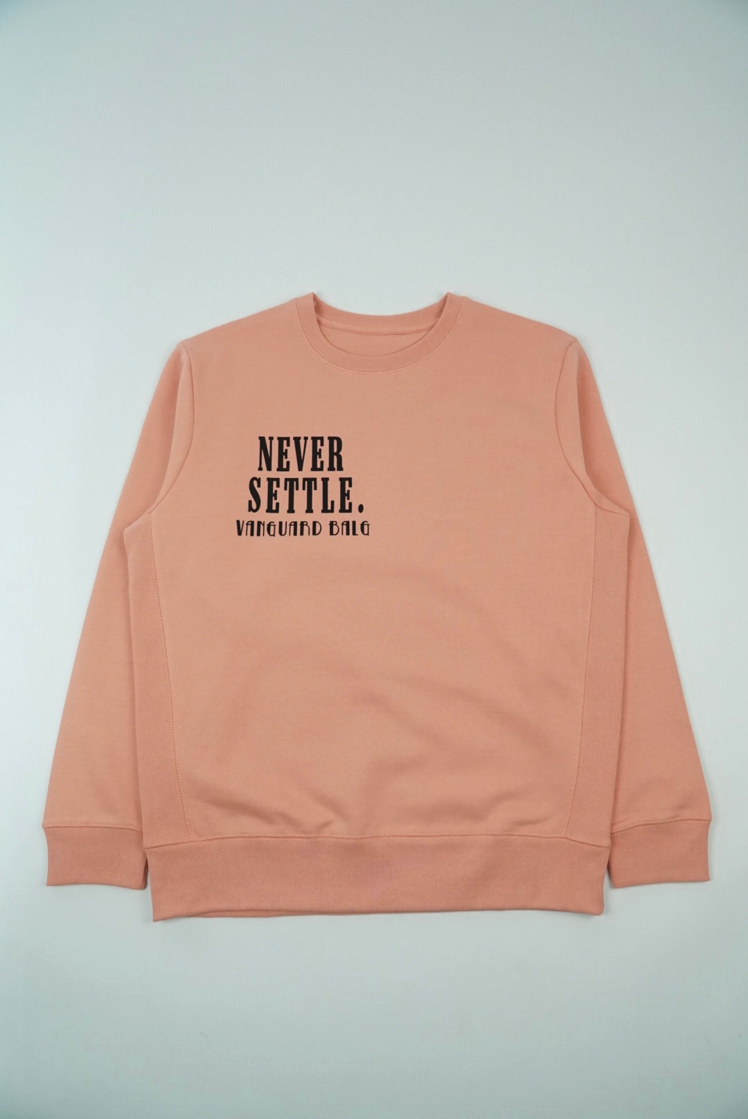 Never Settle Crewneck Sweatshirt