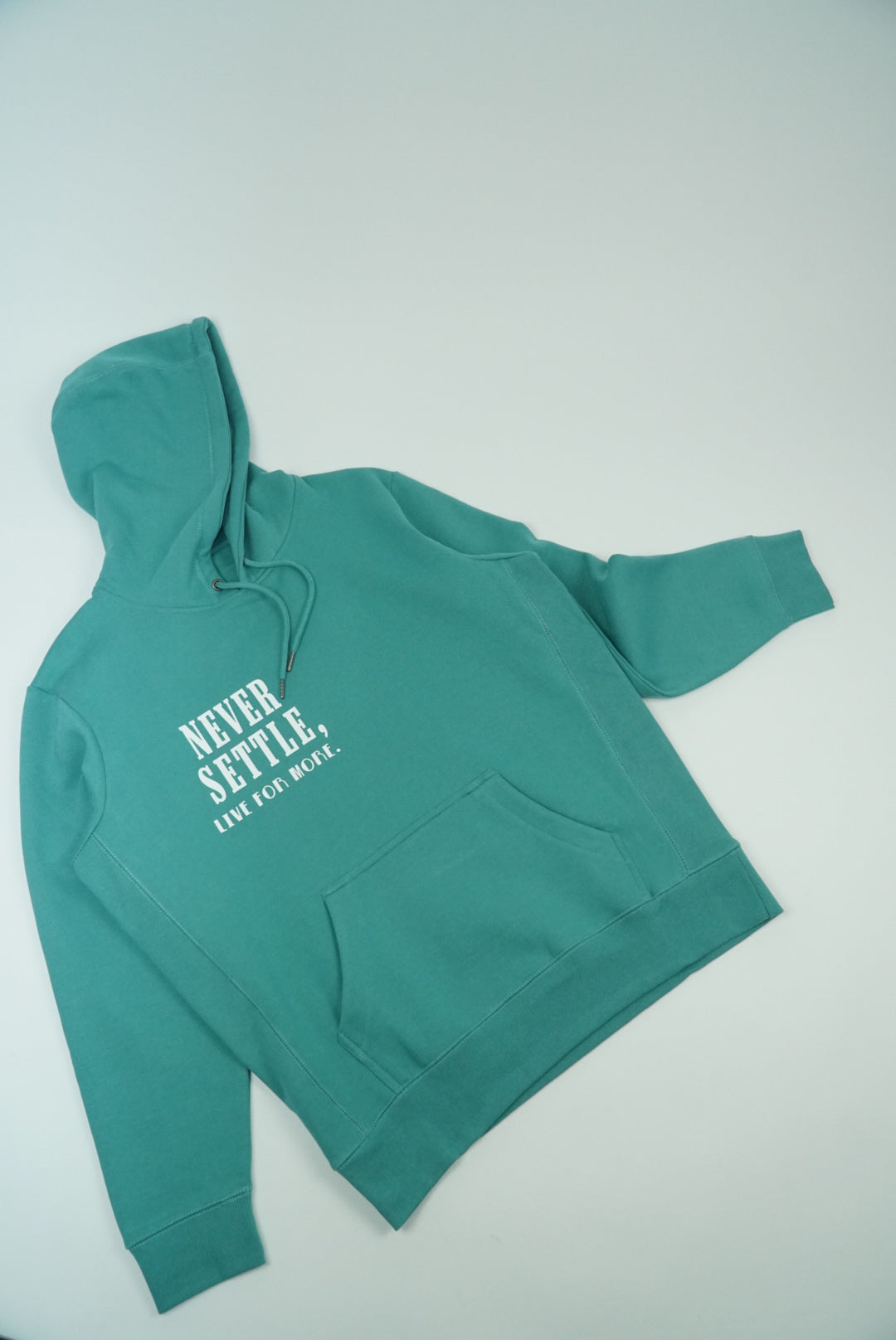 Never Settle Hooded Sweatshirt