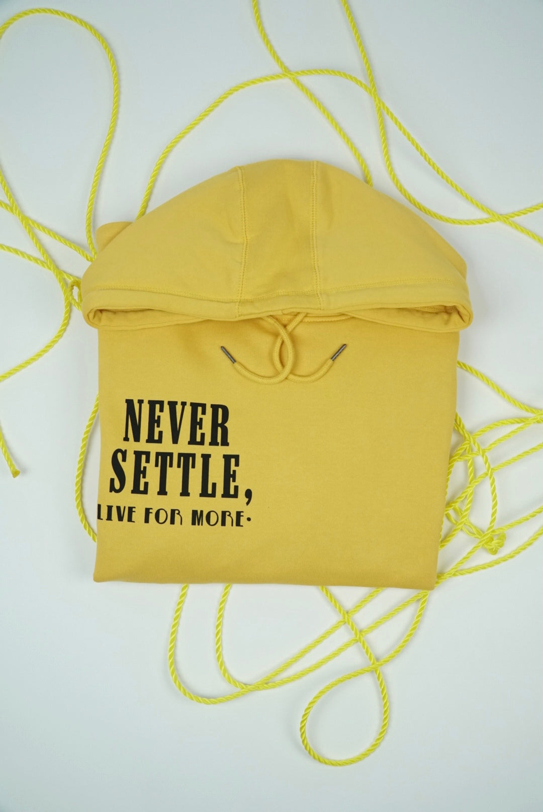 Never Settle Hooded Sweatshirt