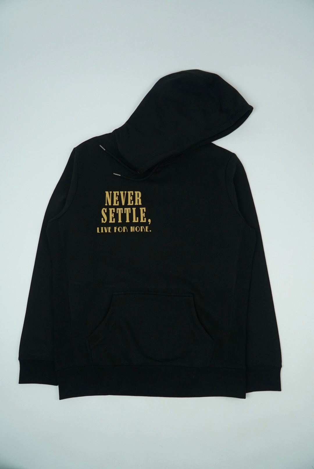 Never Settle Hooded Sweatshirt