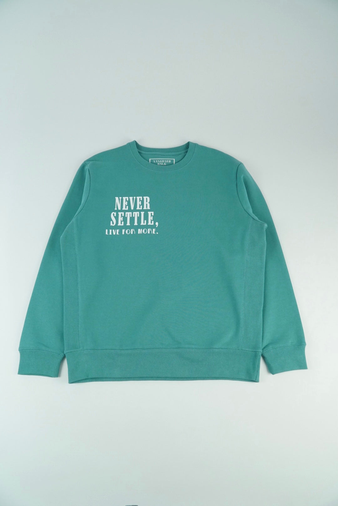 Never Settle Crewneck Sweatshirt