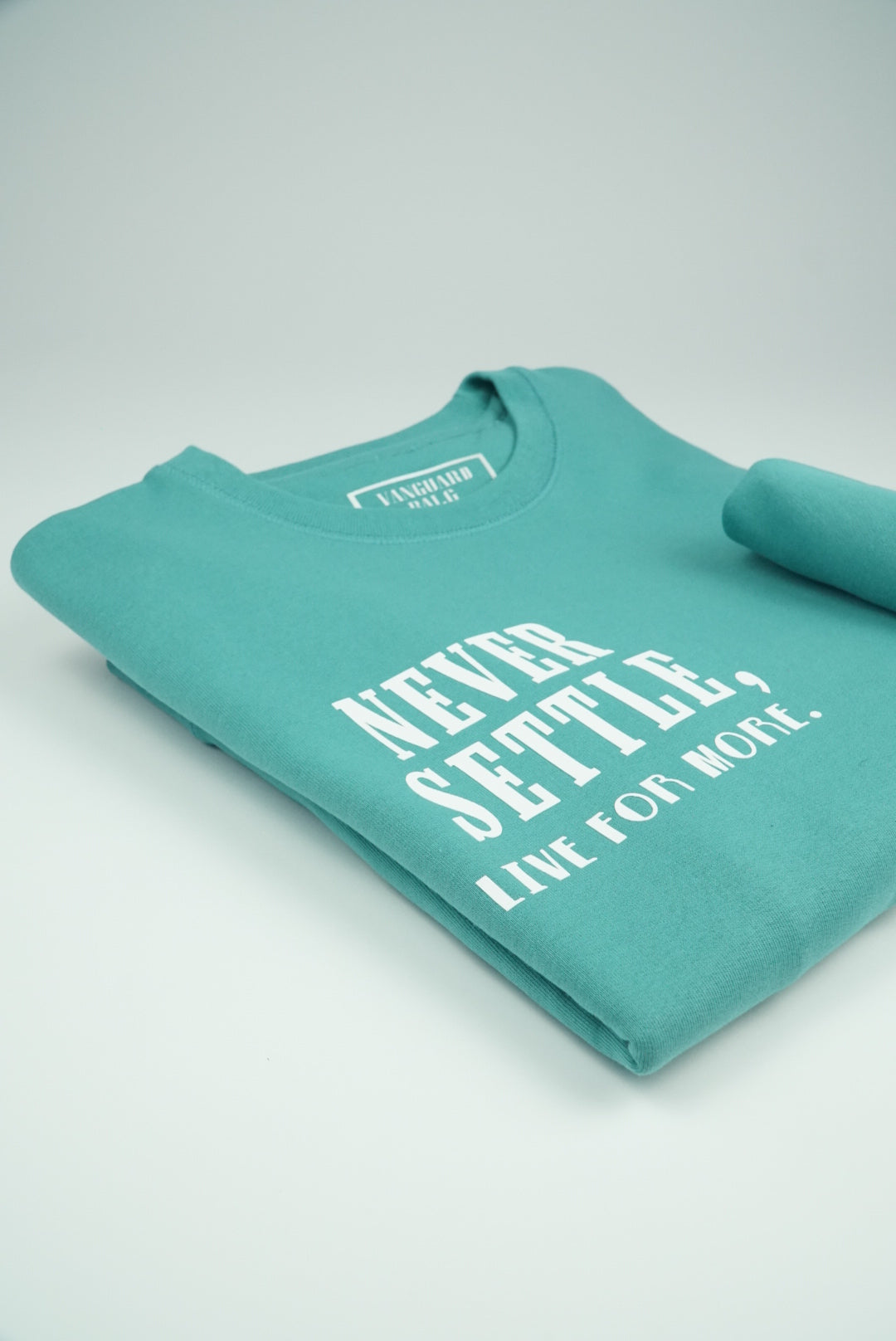 Never Settle Crewneck Sweatshirt